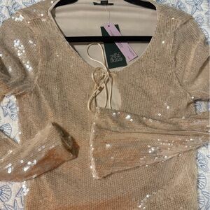 Target sequin long sleeve size xs